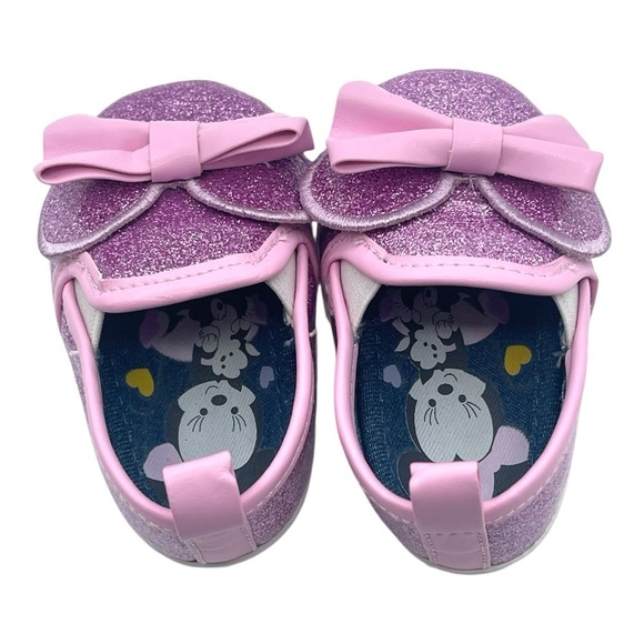 032 Minnie Mouse Pink Glitter Shoes - Picture 6 of 7